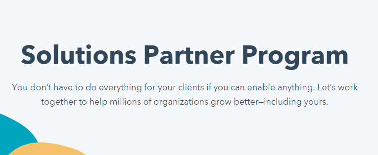 Solutions Partner Program_HubSpot Agency Partner Program