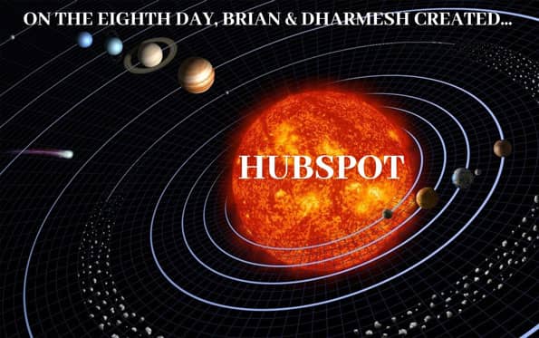 HubSpot at the center of the solar system