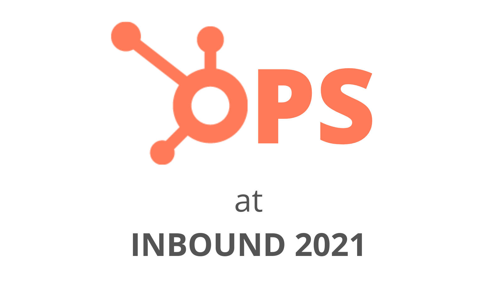 HubSpot INBOUND 2021 RevOps and operations sessions